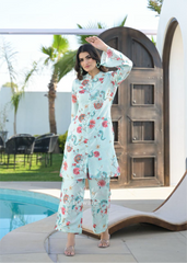Co-ord Set - Aqua Blue