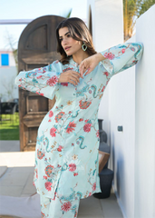 Co-ord Set - Aqua Blue