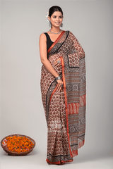 Gulmitti – Kota Doria Bagru Handblock Saree