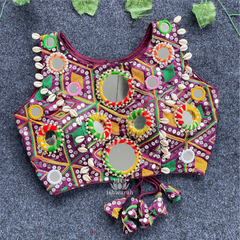 Real Mirror Blouse - Regal Wine